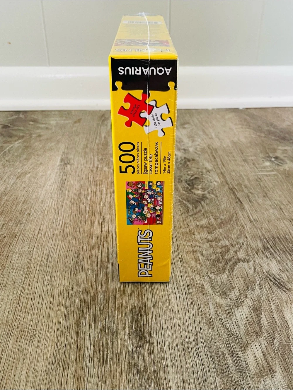 Peanuts Puzzle Yellow Blue Pink Red Multicolor 500pc by Aquarius